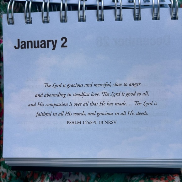 Dayspring Max Lucado Grace Daily Devotional Desk Flip Calendar Daybrightener - Picture 3 of 3